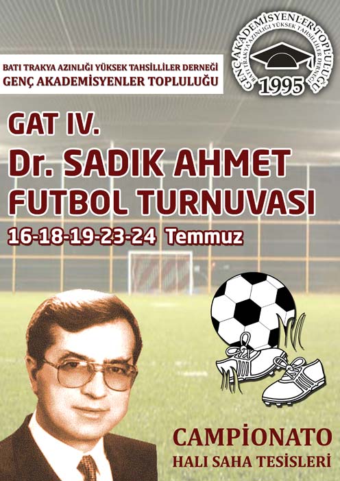 GAT 4. Dr. Sadık Ahmet futbol turnuvası başlıyor