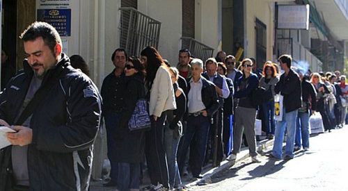 Yunanistan'da işsizlik oranında değişiklik yok