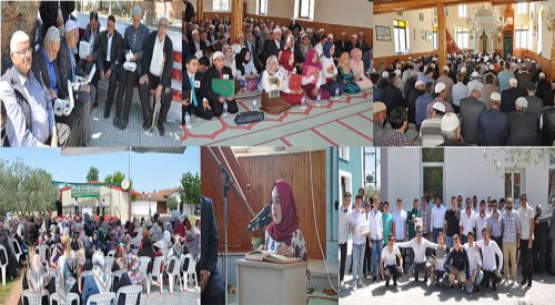 Kur'an okuma yarışmasının birincisi Merve Haseki