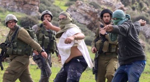 Yahudi yerleşimciler Filistinlilerin köyüne saldırdı
