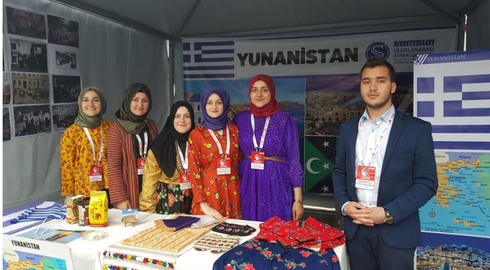 Batı Trakyalı öğrenciler Samsun'da Yunanistan'ı tanıttı