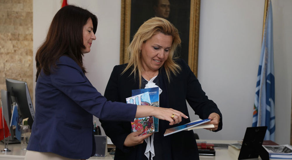 Konsolos Papoulia ile Başkan Uyar'dan, kadınlar için proje