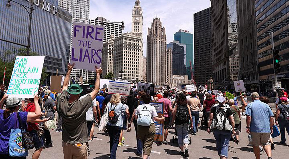 Amerikan halkı Trump'a destek vermedi