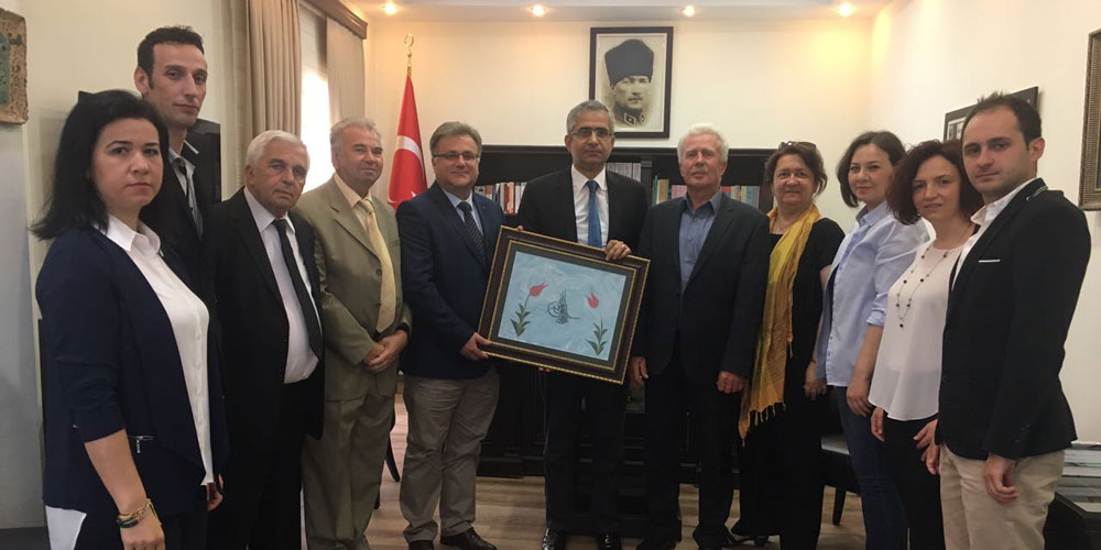 BTTÖB yönetimi Başkonsolos Akıncı’yı ziyaret etti