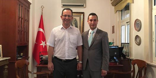 Önder Mümin T.C. Selanik Başkonsolosunu ziyaret etti