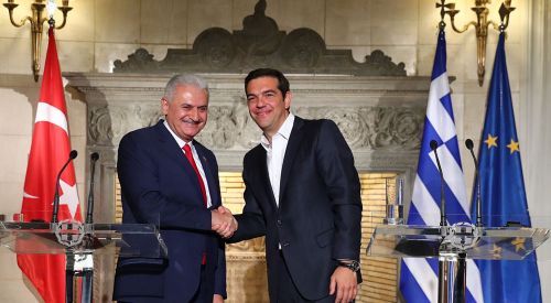 T.C. Başbakanı Binali Yıldırım ile Başbakan Çipras ortak basın toplantısında önemli mesajlar verdiler