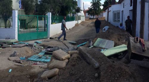 Kalfa köyünün altyapısı değişiyor