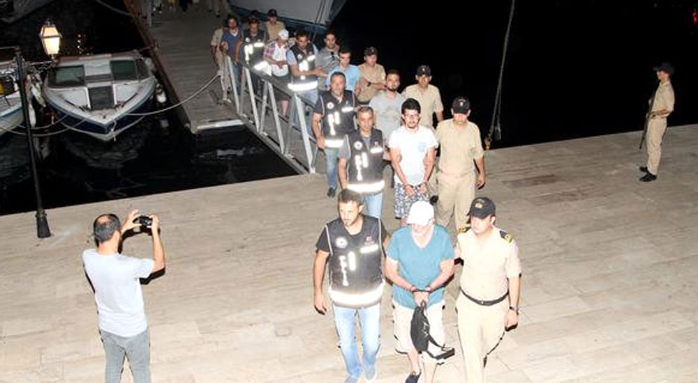 Firari FETÖ'cüler Yunanistan'a kaçmaya çalışırken yakalandı