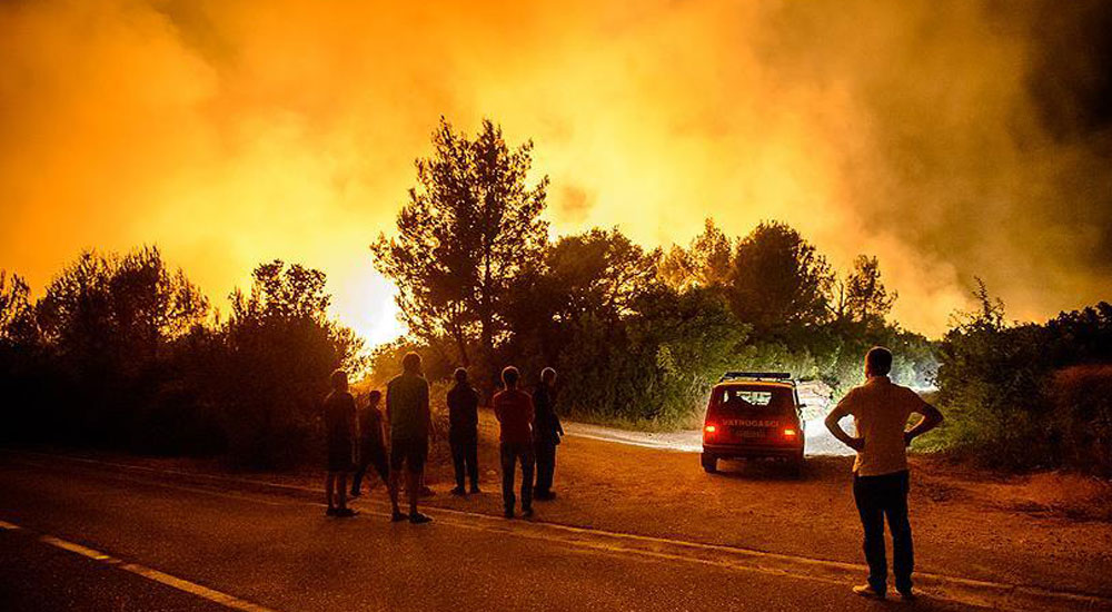 Batı Balkanlar'da orman yangınları