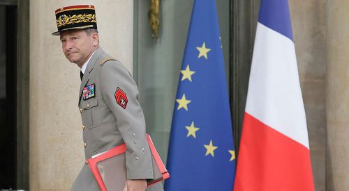 Fransa'da Genelkurmay Başkanı istifa etti
