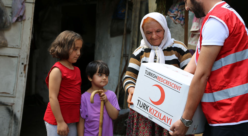 Mazlumların umudu Türkiye dünyanın en cömert ülkesi oldu