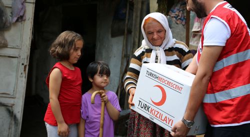 Mazlumların umudu Türkiye dünyanın en cömert ülkesi oldu