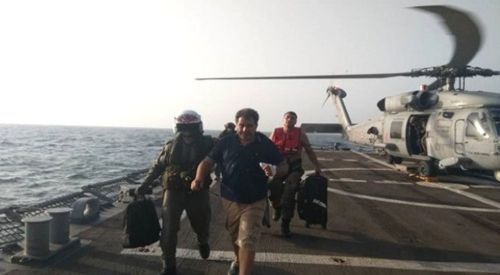 Yunan gemisinin yardım çağrısına Türk fırkateyni yetişti