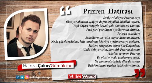 Şiir | Prizren Hatırası - Hamza Çakır