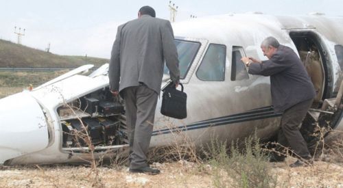 Gümülcine'de uçak kazası: 2 ölü