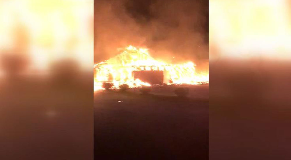 İsveç'te cami yakıldı