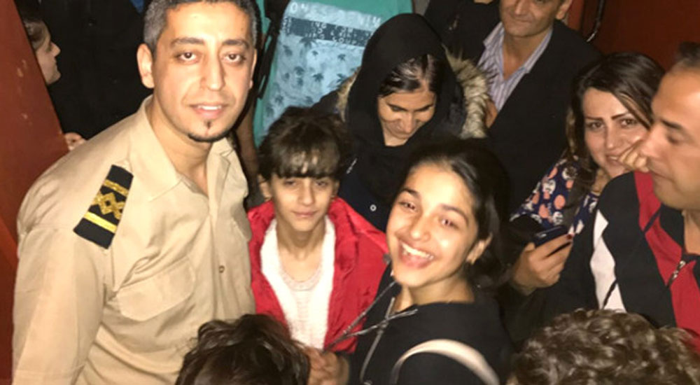 Türk gemisi Akdeniz'de 77 göçmeni kurtardı