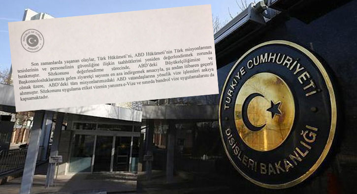 Türkiye'den ABD'ye "vize" misillemesi