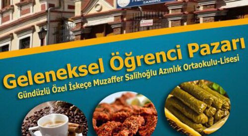 İskeçe Azınlık Lisesi son sınıf öğrencilerinden “Öğrenci Pazarı”