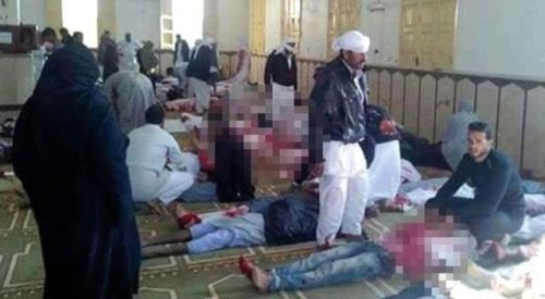 Camiye terör saldırısı: 235 ölü