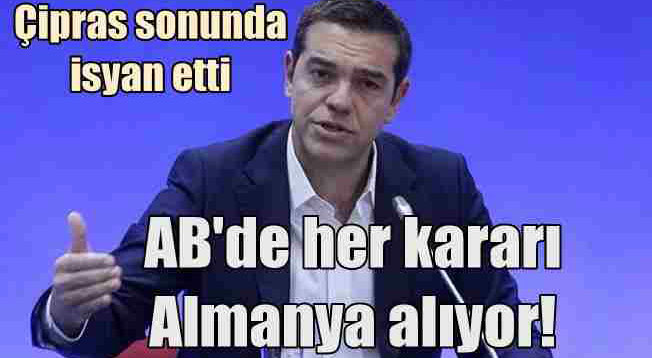 Çipras, Almanya'dan şikayetçi