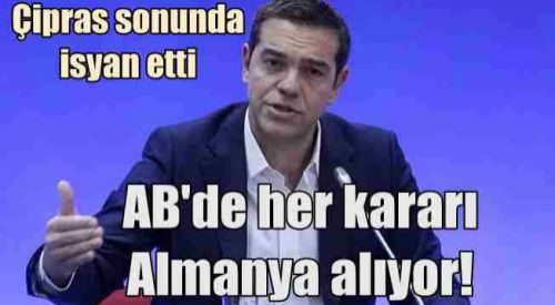 Çipras, Almanya'dan şikayetçi