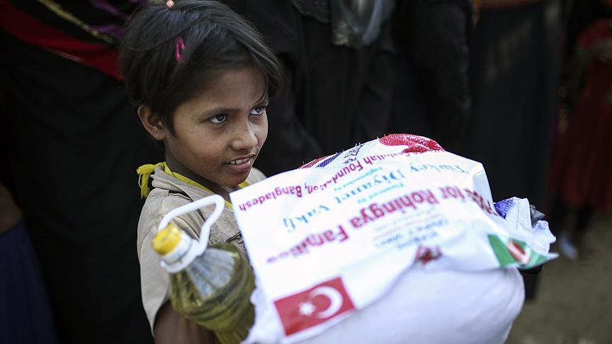 Türkiye 150 bin Arakanlı Müslümana yardım eli uzattı