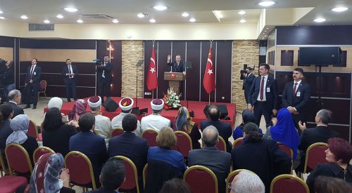 Ομιλία ΠτΔ Ερντογάν σε εκδήλωση στην Κομοτηνή