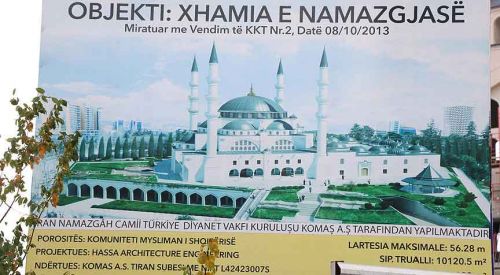 Namazgah Camisi Balkanlar'ın en büyük camisi olacak