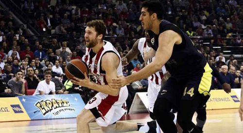 Fenerbahçe Doğuş, Olympiakos'a 95-70 mağlup oldu