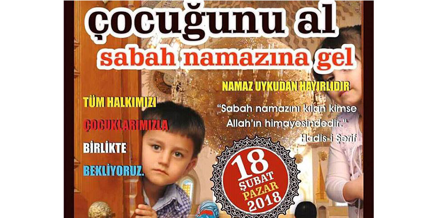 Çocuklar Pazar sabahı Kırmahalle Camii’nde buluşacak