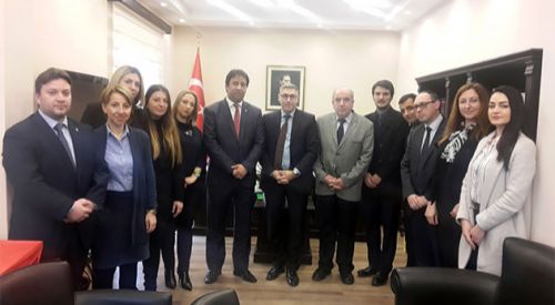 İskeçe Türk Birliği'nden T.C. Gümülcine Başkonsolosu Murat Ömeroğlu'na nezaket ziyareti