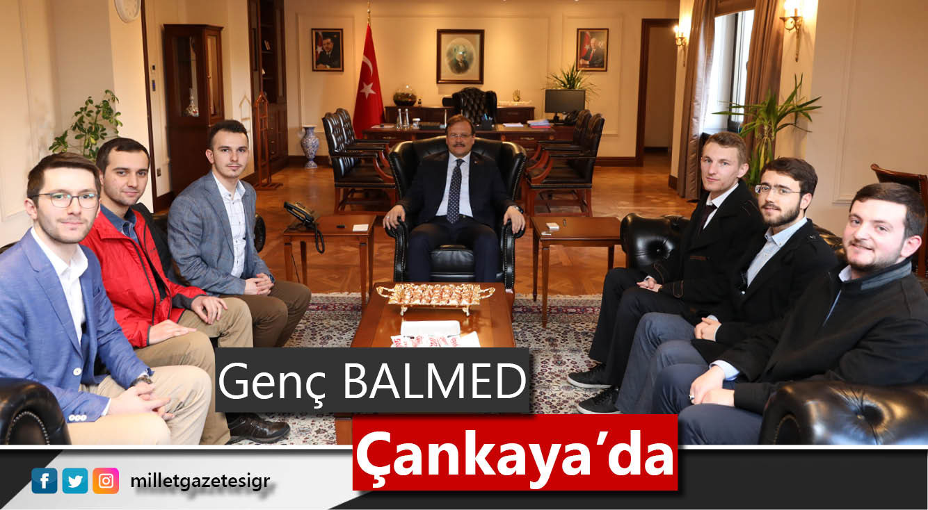 Genç BALMED Başbakan Yrd. Hakan Çavuşoğlu tarafından kabul edildi