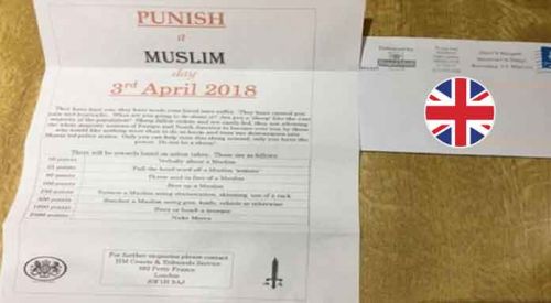 İngiltere'de 3 Nisan'da "Bir Müslüman'ı cezalandır" akımı