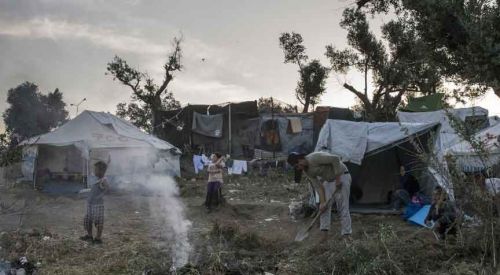 Midilli'deki sığınmacı kampında çocukların sağlığı tehlikede