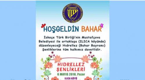 İskeçe Türk Birliği ile Mustafçova Belediyesi'nden Hıdrellez Şenliği
